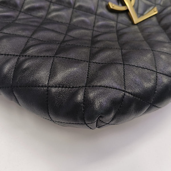 ICARE Extra Large Quilted Lambskin Black