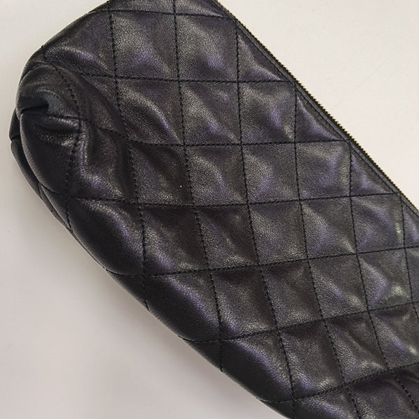 ICARE Extra Large Quilted Lambskin Black