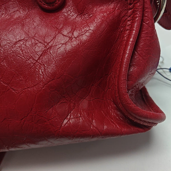 Classic City Mini Lambskin Red