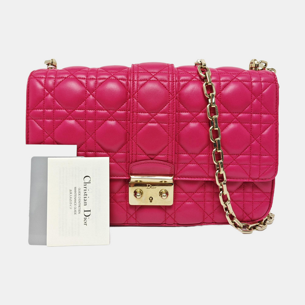 Miss Dior Cannage Lambskin Red