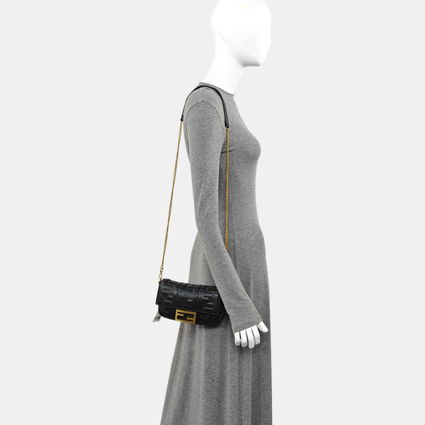 Baguette Mini Lambskin Black