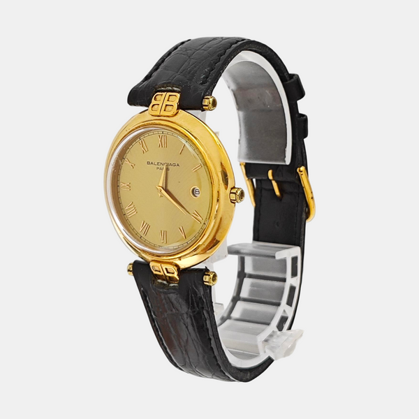 33mm Gold Quartz Watch