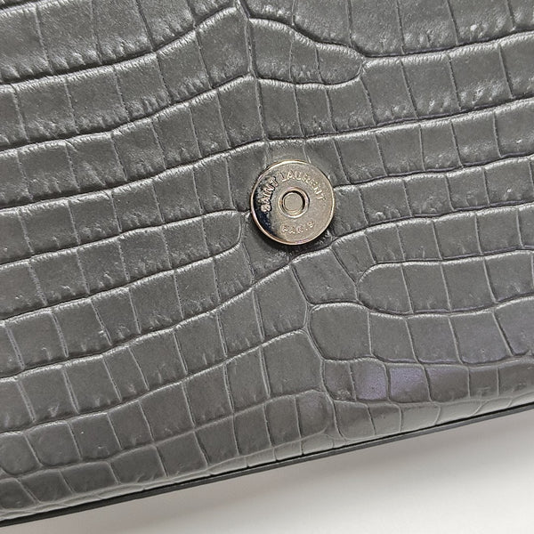 KATE Medium Calfskin Gray