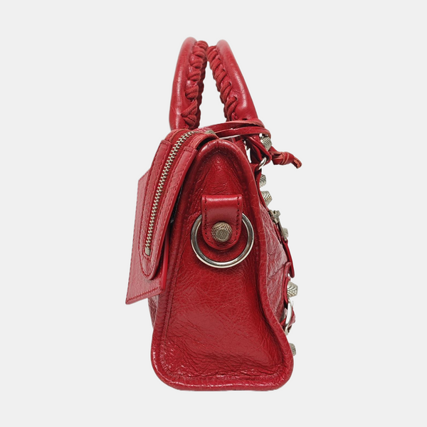 Classic City Mini Lambskin Red