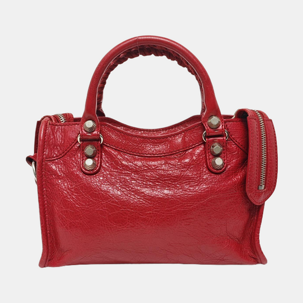 Classic City Mini Lambskin Red