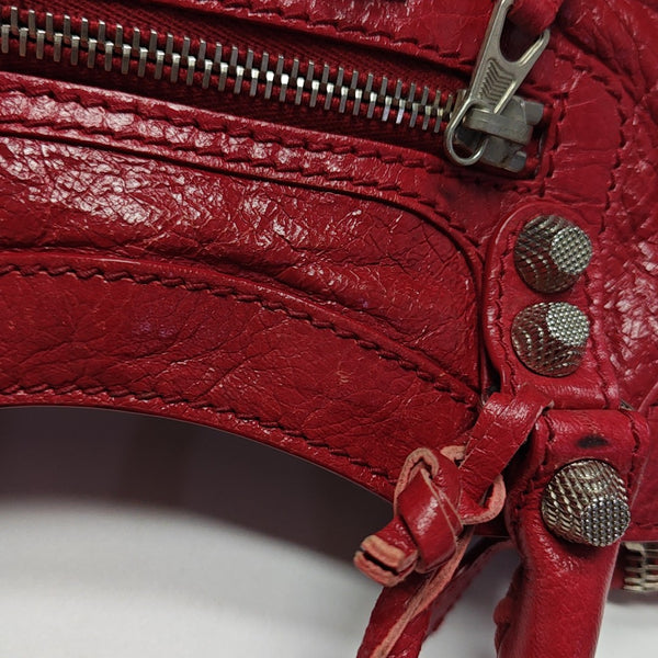 Classic City Mini Lambskin Red
