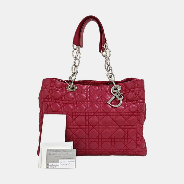Dior Soft Cannage Lambskin Red