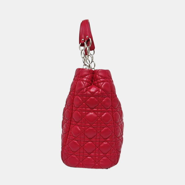 Dior Soft Cannage Lambskin Red