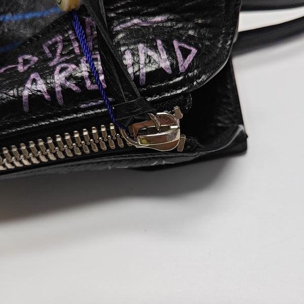 Classic City Small Lambskin Black