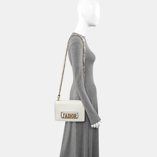 J'adior Calfskin White