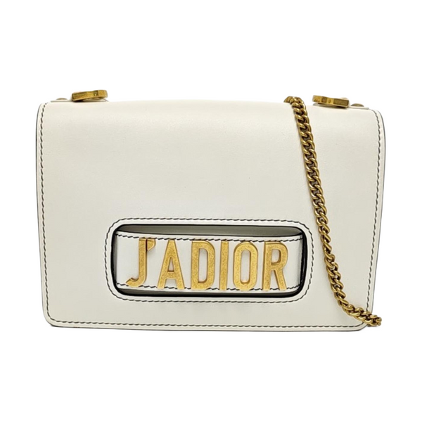 J'adior Calfskin White