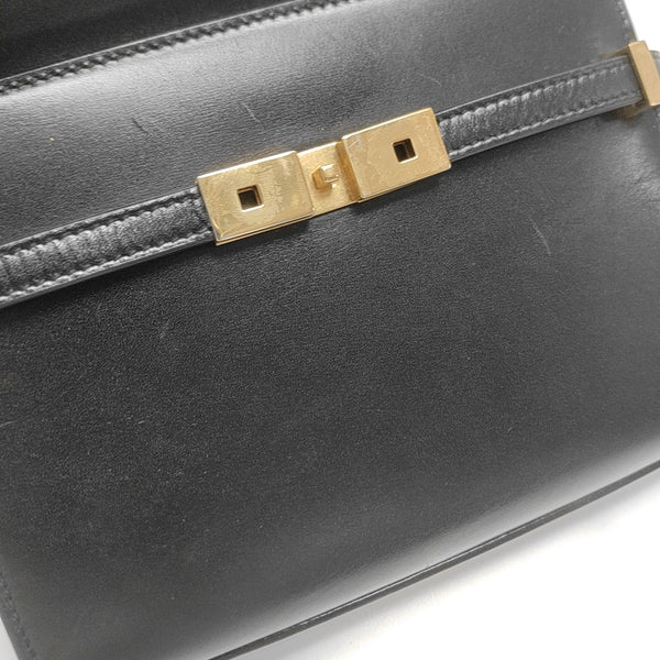 MANHATTAN Mini Calfskin Black