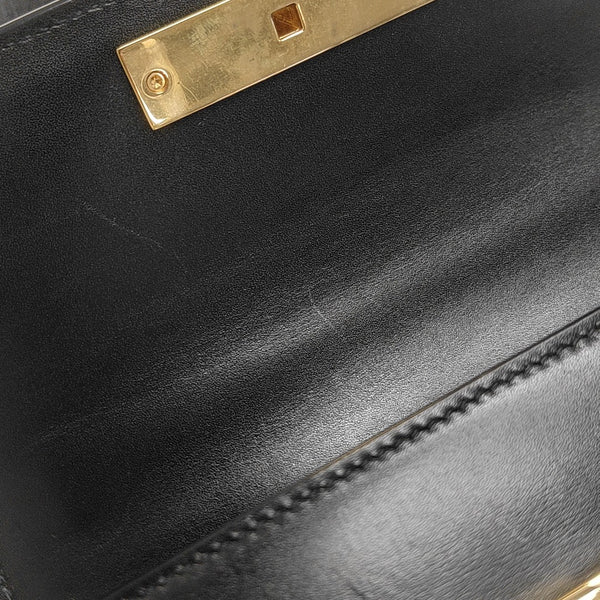 MANHATTAN Mini Calfskin Black