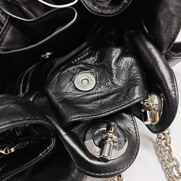 Le Trente Cannage Lambskin Black