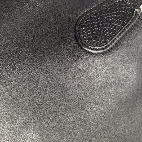 Christian Addict Calfskin Black