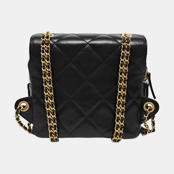 Ado Quilted Lambskin Black