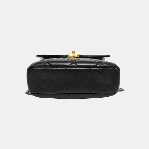 Ado Quilted Lambskin Black
