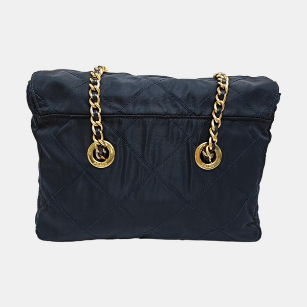 Nylon Quilted Nylon Blue