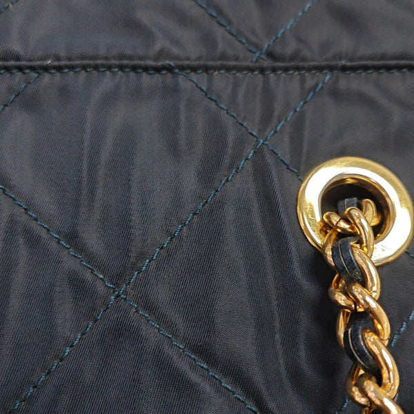 Nylon Quilted Nylon Blue