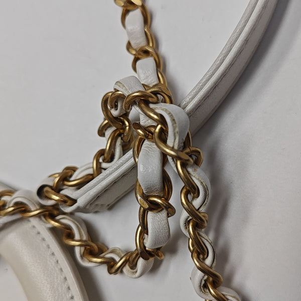 IN THE LOOP Quilted Lambskin White