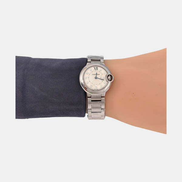 Ballon Bleu de Cartier 28mm White Quartz Watch