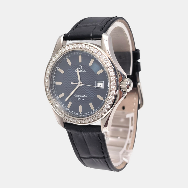36.3mm Blue Quartz Watch