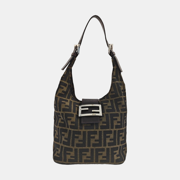 Canvas Top Handle Bag Brown