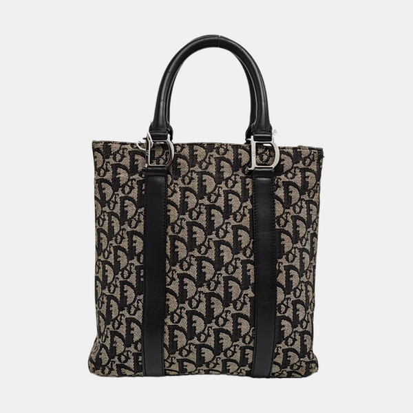 Vintage Tote Oblique Canvas Gray