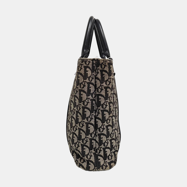 Vintage Tote Oblique Canvas Gray