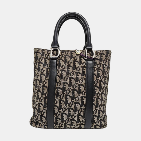 Vintage Tote Oblique Canvas Gray