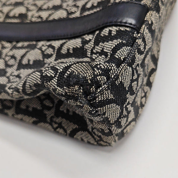Vintage Tote Oblique Canvas Gray