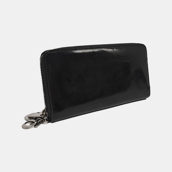 Diorissimo Calfskin Black Wallet