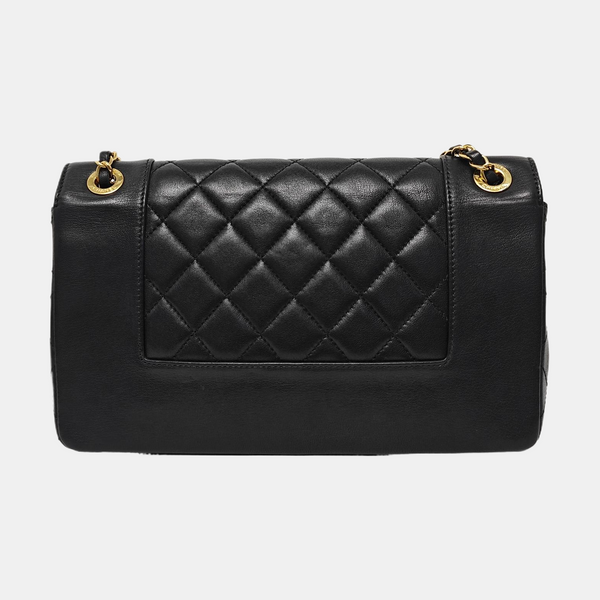 MADEMOISELLE Large Quilted Calfskin Black