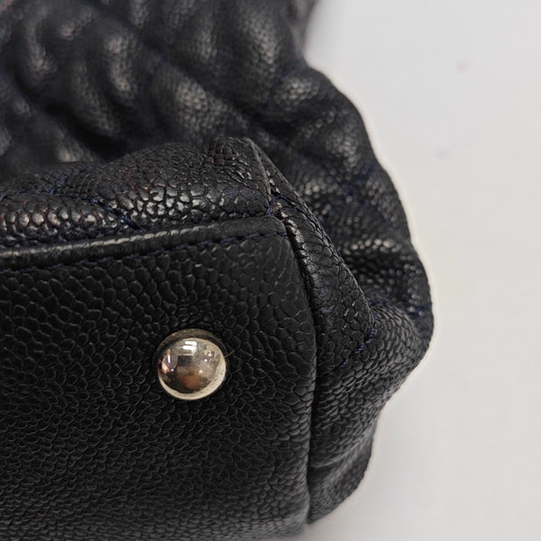 FRENCH RIVIERA Quilted Grained Calfskin Blue