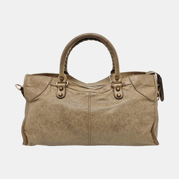 Classic City Medium Lambskin Brown
