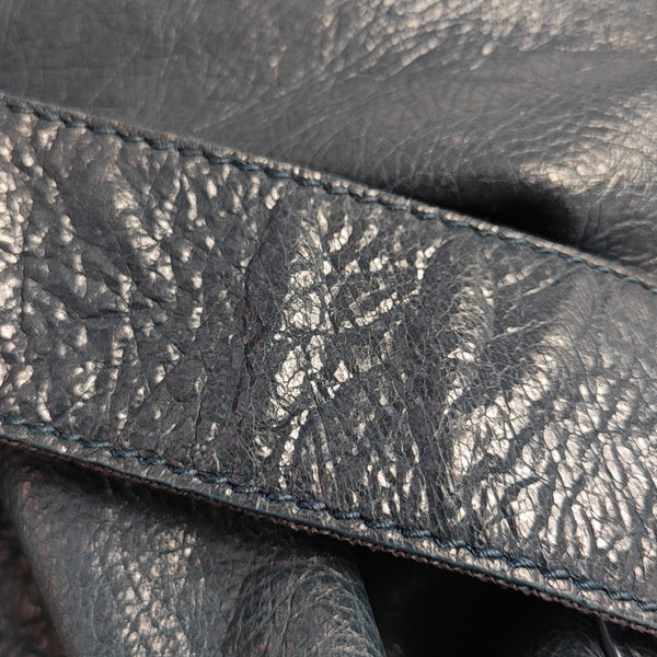 Classic City Medium Leather Blue