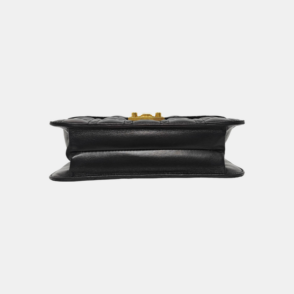 Dioraddict Cannage Calfskin Black