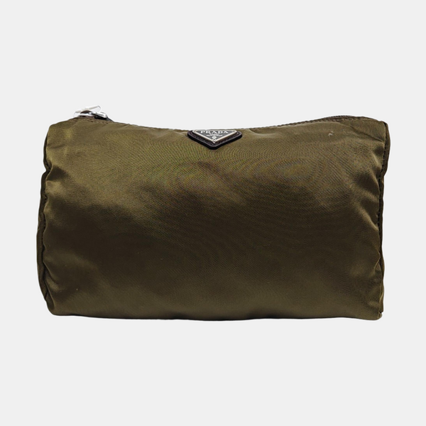 Nylon Clutch Green
