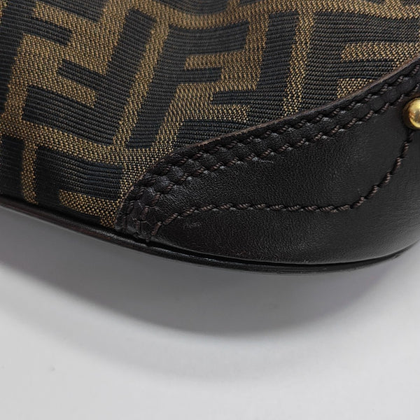 Canvas Top Handle Bag Brown