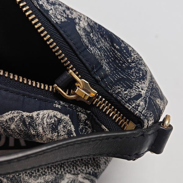 Diortravel Nomad Medium Fabric Blue