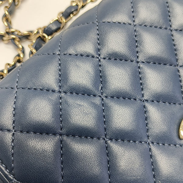 PAGODE Quilted Lambskin Blue