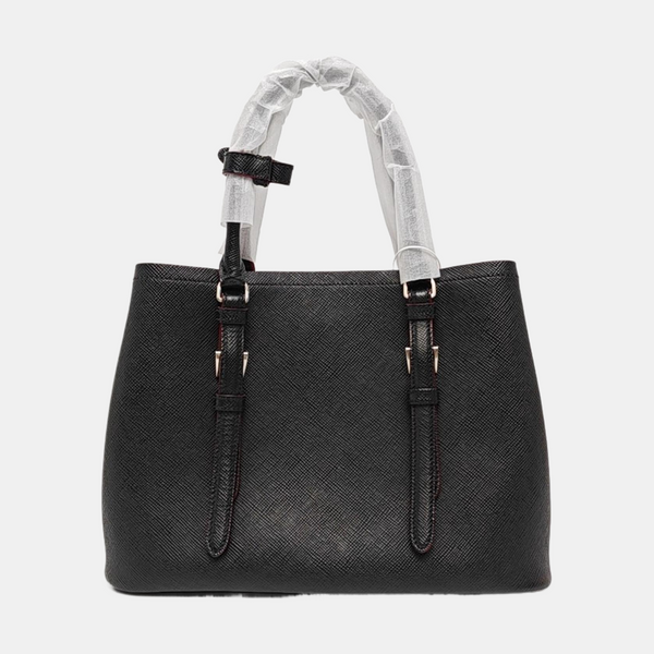 Denim Small Saffiano Calfskin Black