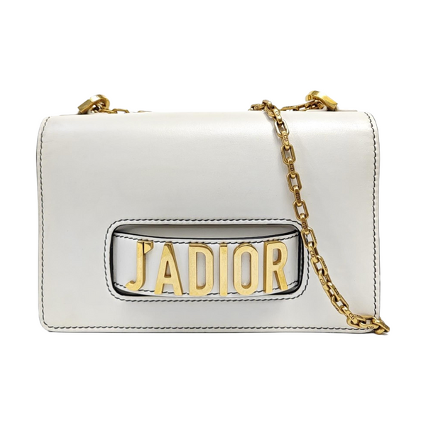 J'adior Calfskin White