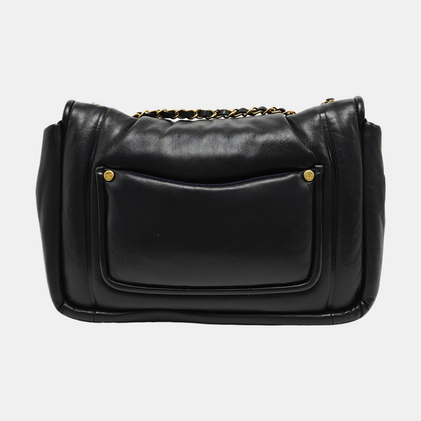 Vintage Puffy Lambskin Black