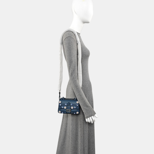 Calfskin Shoulder Bag Multicolor