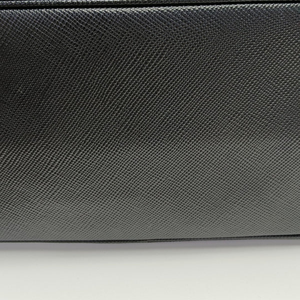 Denim Small Saffiano Calfskin Black