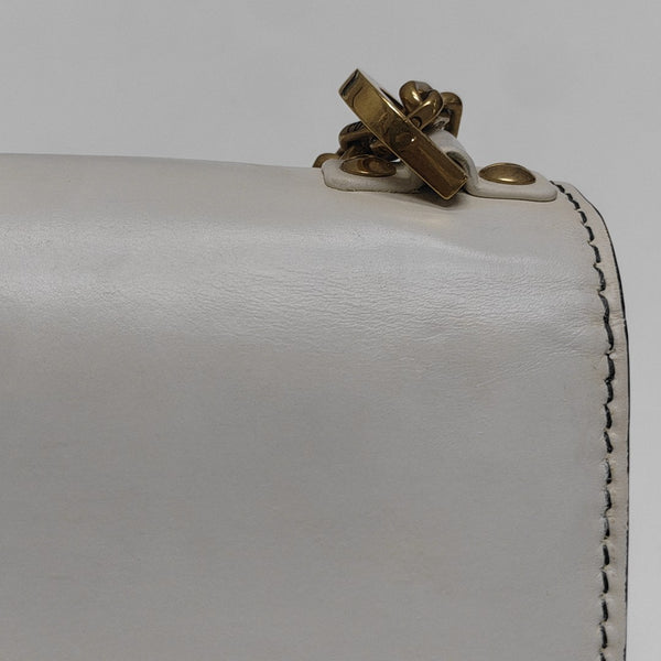 J'adior Calfskin White