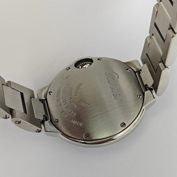 Ballon Bleu de Cartier 33mm Silver Automatic Watch