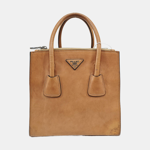 Galleria Small Calfskin Brown