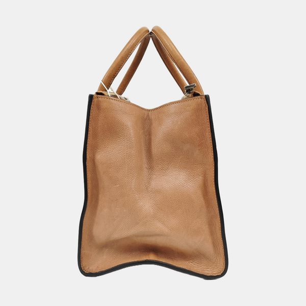 Galleria Small Calfskin Brown